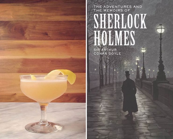Literary Inspired Cocktails Sherlock Holmes
