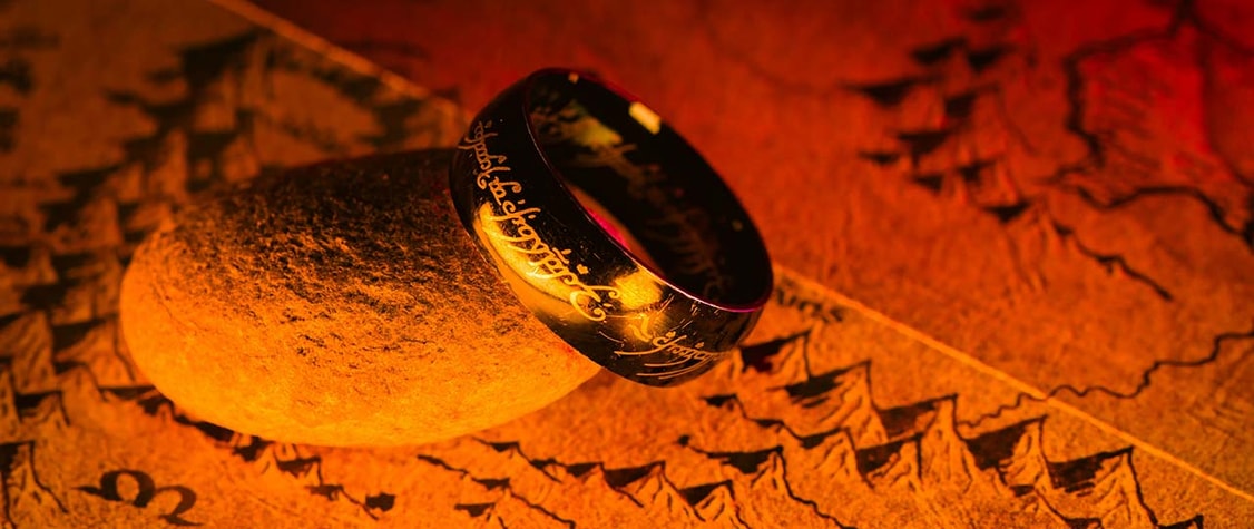 map of middle earth with the ring