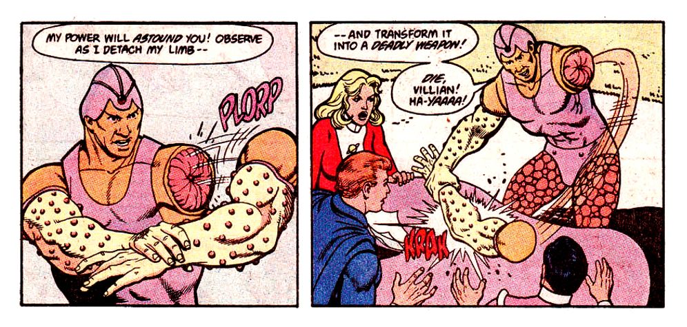 superhero powers ridiculous arm fall off boy