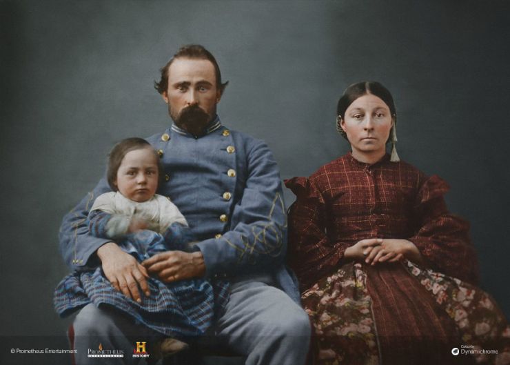 confederate soldier colorized