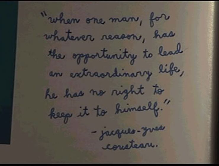 jacques cousteau letter