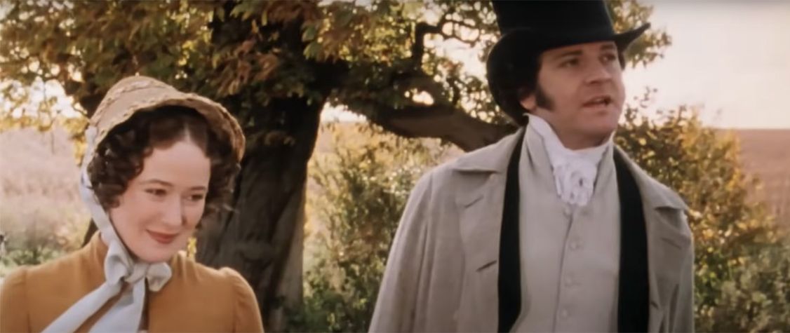 Screenshot from the 1995 trailer of 'Pride and Prejudice'