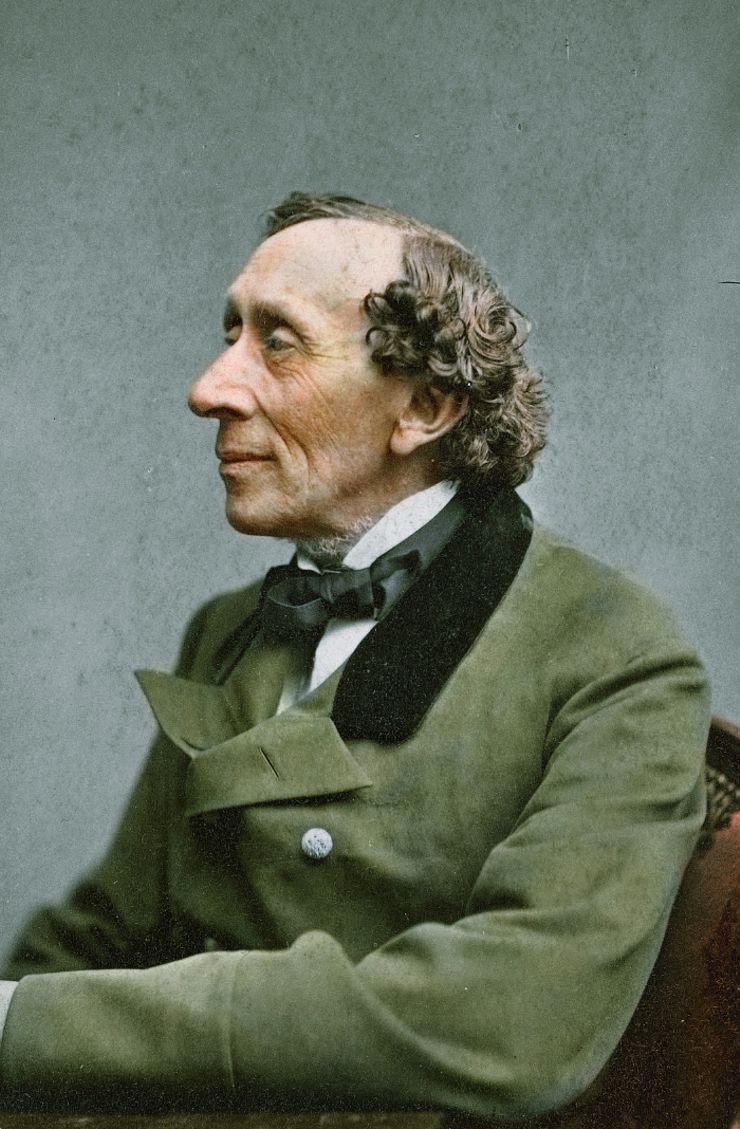 hans christian andersen colorized
