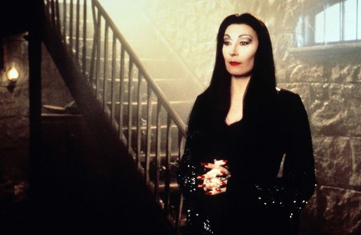badass female characters Morticia Addams