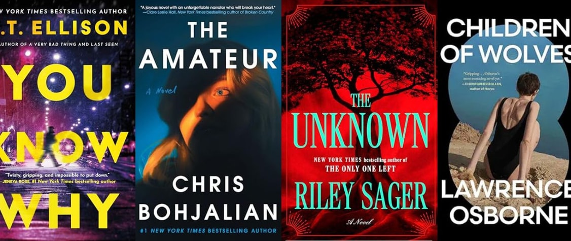 Four book covers