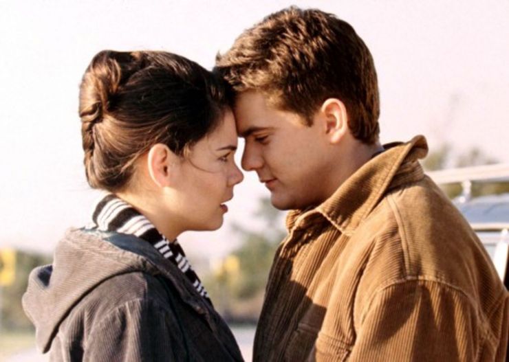 TV couples Pacey and Joey Dawson's Creek