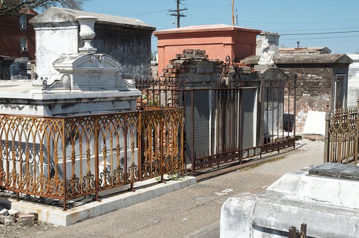 haunted graveyards Saint Louis Cemetery