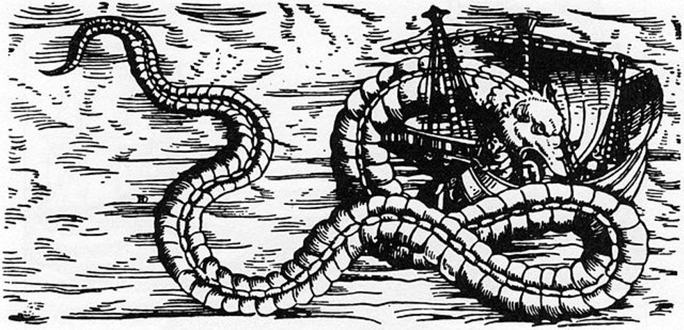 mythological creatures explanations sea serpents