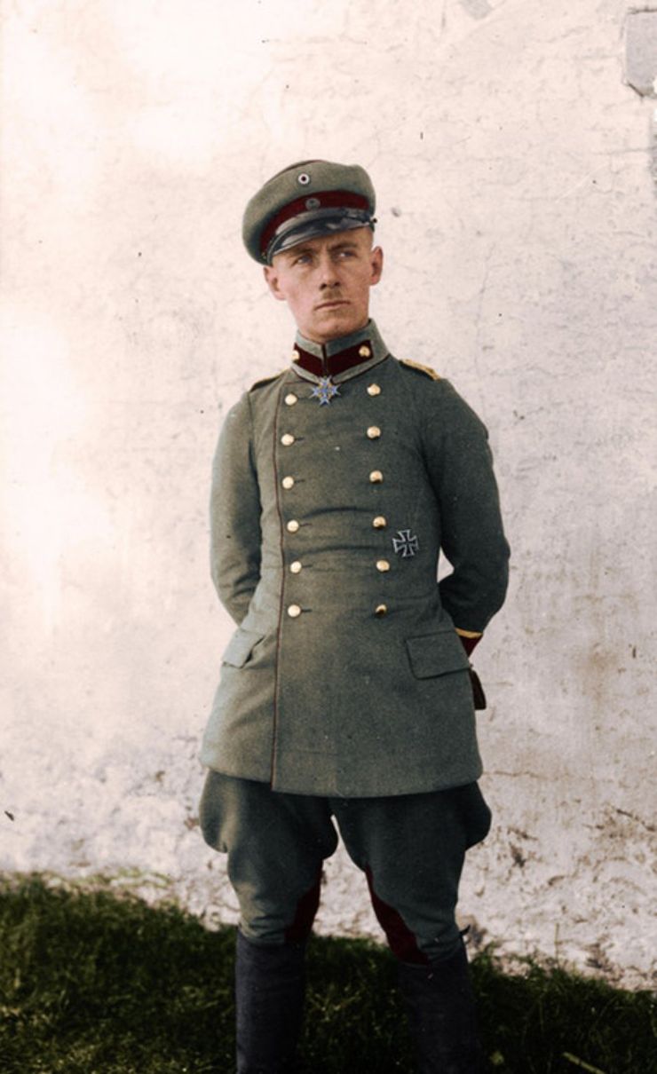 erwin rommel colorized