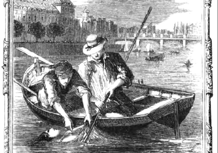illustration from mystery of mary roget