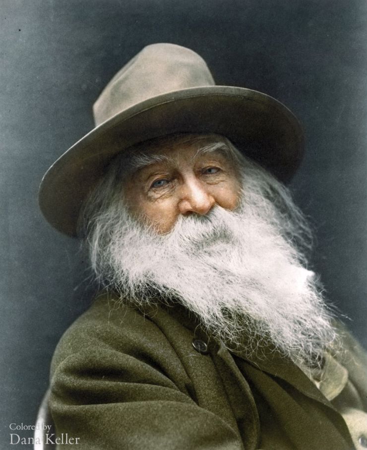 walt whitman colorized