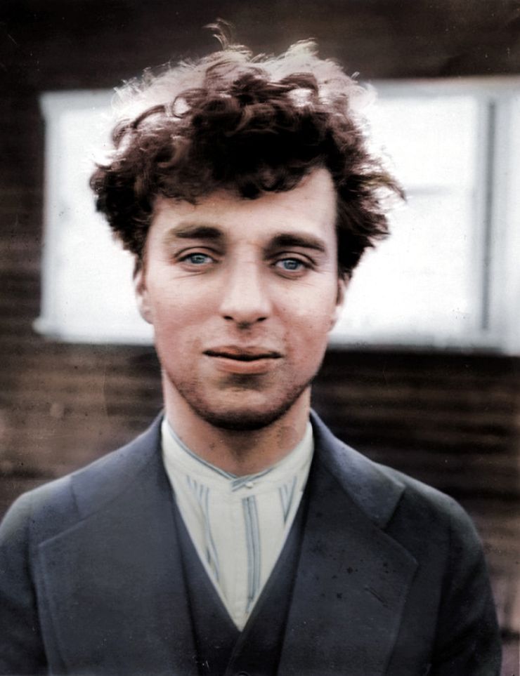 charlie chaplin colorized