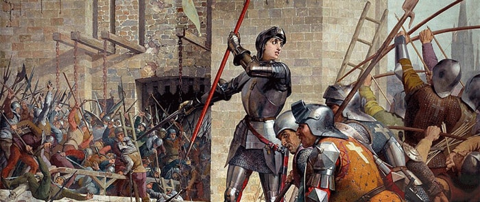 Jeanne d'Arc at the Siege of Orléans by Jules Eugène Lenepveu.