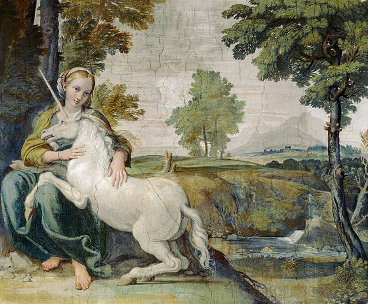mythological creatures explanations pal farnese lady with a unicorn