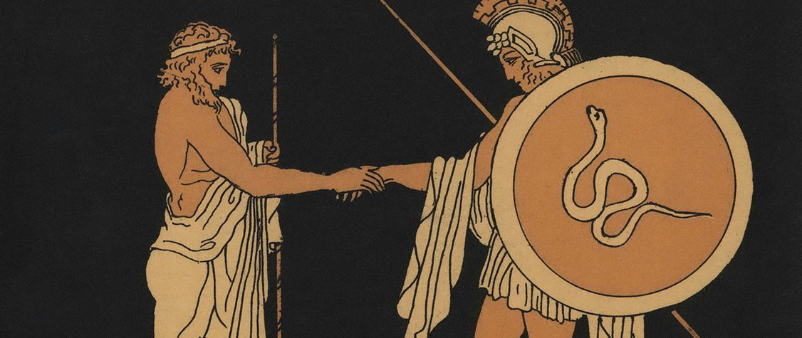 Pelias sending forth Jason