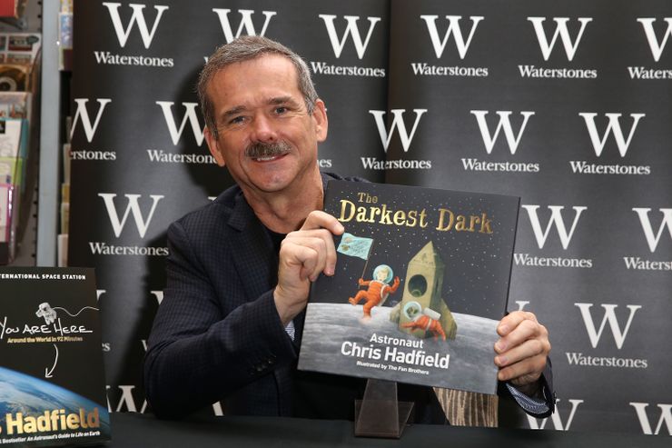 Chris Hadfield interview The Darkest Dark