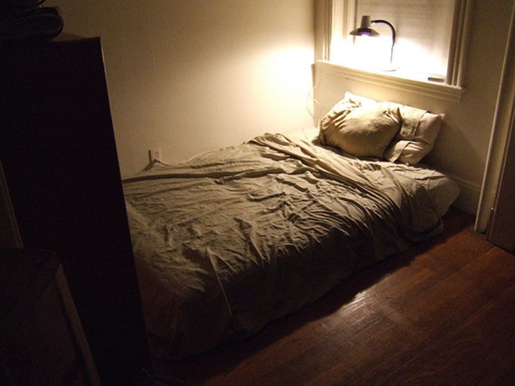 dark bedroom