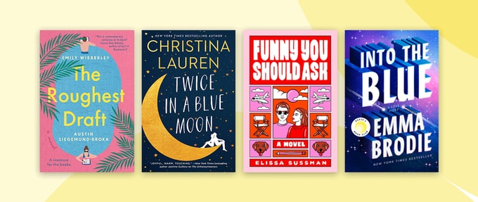 books-for-pop-culture-fans_feature Four book covers set against yellow background.