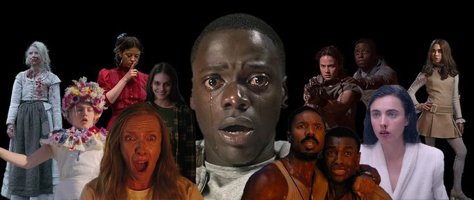Characters from a variety of horror movies.
