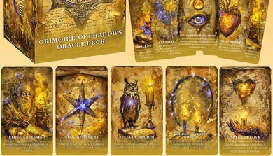 Photo of Grimoire of Shadows Oracle deck.
