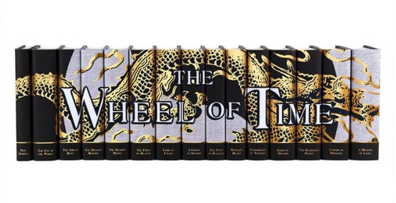special edition wheel of time edition features a dragon sprawling across the cover