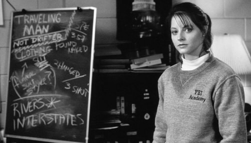 Photo of Jodie Foster in "The Silence of the Lambs".