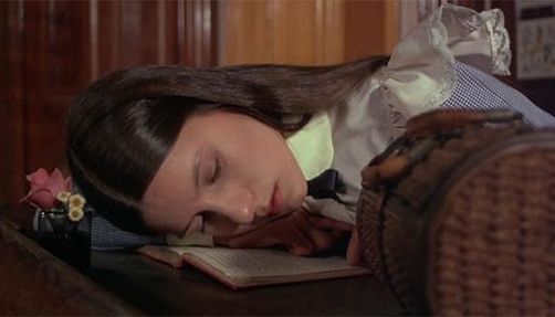 Margaret Nelson as Sara in "Picnic at Hanging Rock"