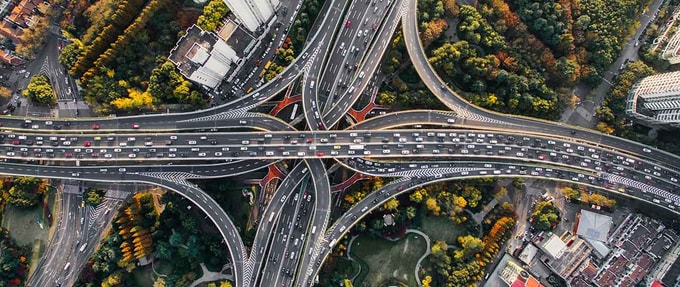 traffic over interconnected highways