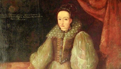 Painting of Elizabeth Bathory.