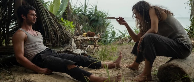 stranded-on-island-movies_feature Dylan O'Brien and Rachel McAdams in 'Send Help'