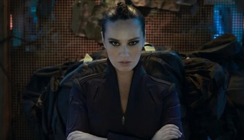 Camina Drummer in a still from 'The Expanse'