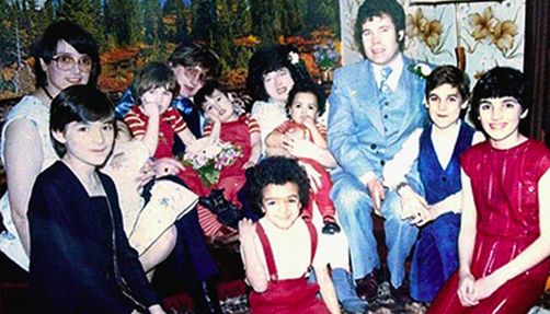 The West family in 1984