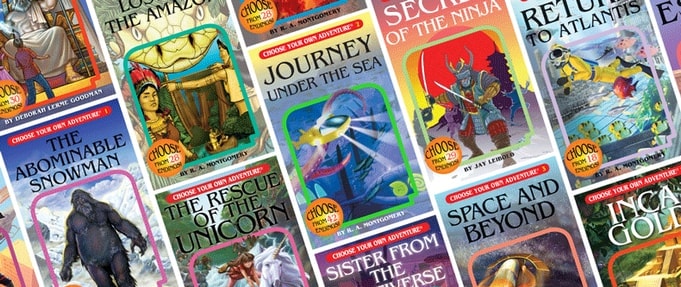 choose your own adventure books