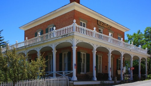 The Mackay Mansion in Virginia City, Nevada