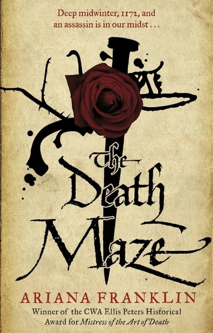 Cover of "The Death Maze" by Ariana Franklin