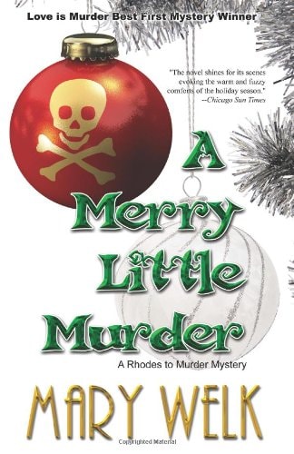 Cover of "A Merry Little Murder" by Mary Welk