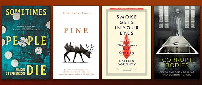 Covers of four books on list. 