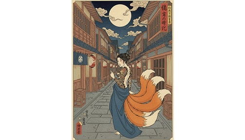 Illustration of Kitsune.