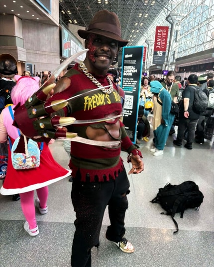 freddy-krueger_nycc-horror-cosplays-2026 Freddy Krueger cosplay