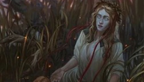 Creepy Mythical Creatures for Cancer Season The Rusalka in overgrown field