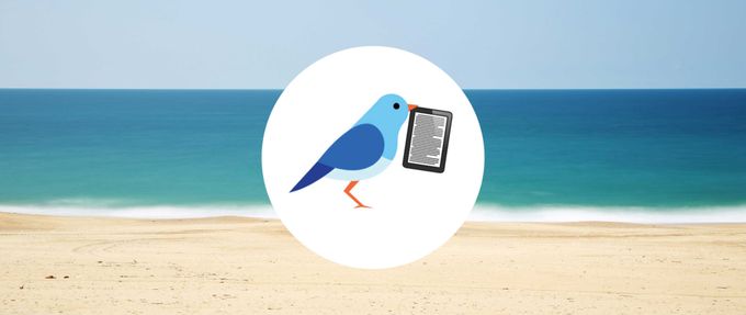 ebb logo in front of a beach