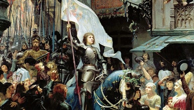 Painting of Joan of Arc