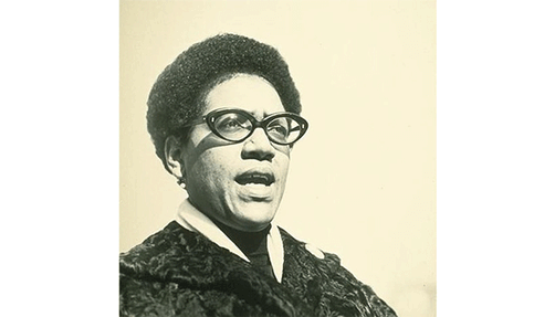 Photo of Audre Lorde.