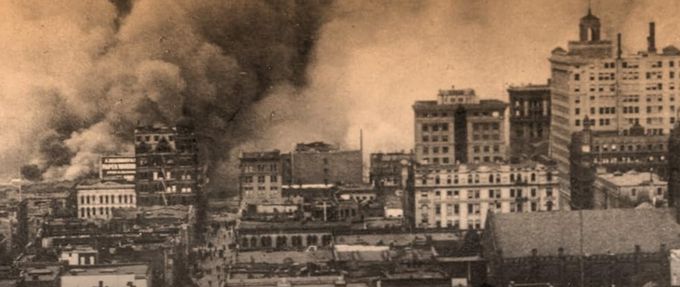 An image from the San Francisco earthquake of 1906.