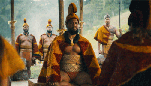 King Kamehameha in 'The Warrior King.'