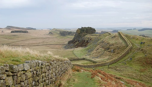 Photo of Hadrian's Wall.