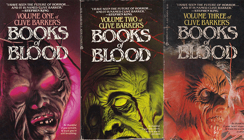 Books of Blood Vol 1-3 Covers