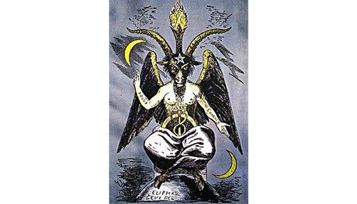 Image of Baphomet.