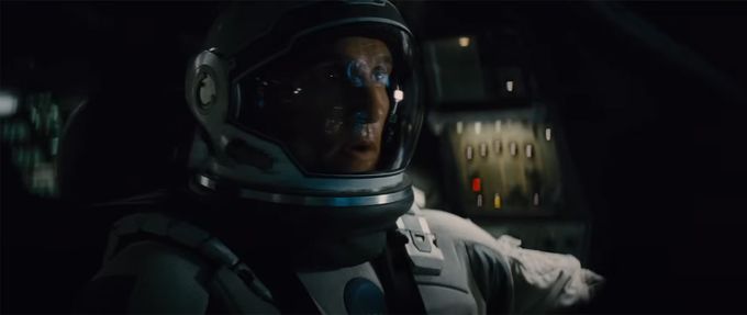 screenshot of interstellar starring matthew mcconaughey