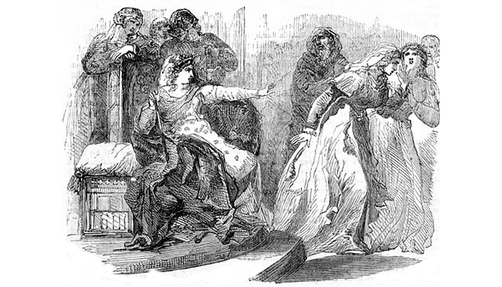 Illustration of The Empress Matilda and the Queen of Stephen